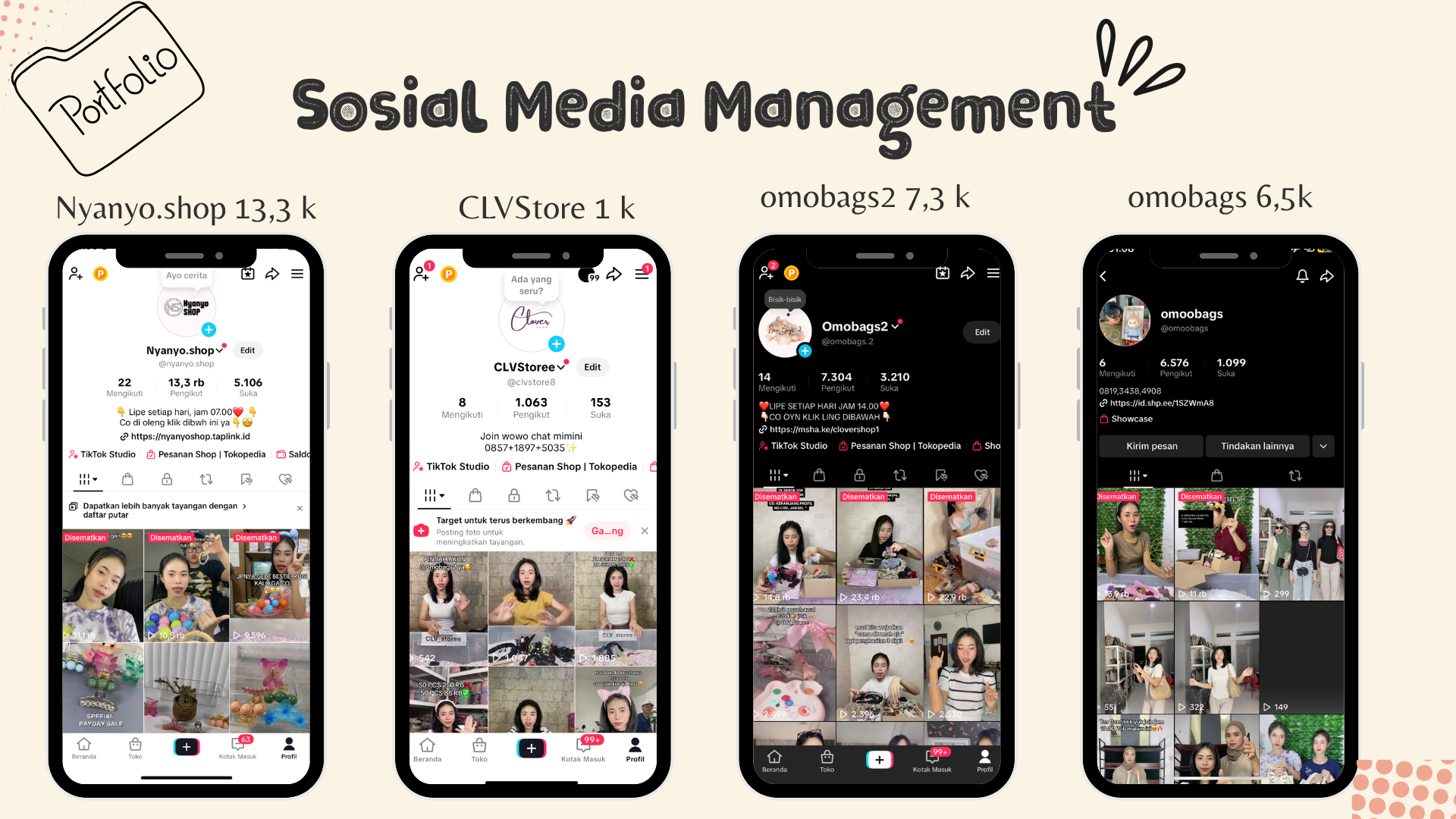 Showcase social media management